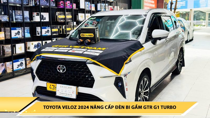 TOYOTA VELOZ 2024 NÂNG CẤP ĐÈN BI GẦM GTR G1 TURBO TẠI THÀNH TÀI AUTO - ĐÀ NẴNG